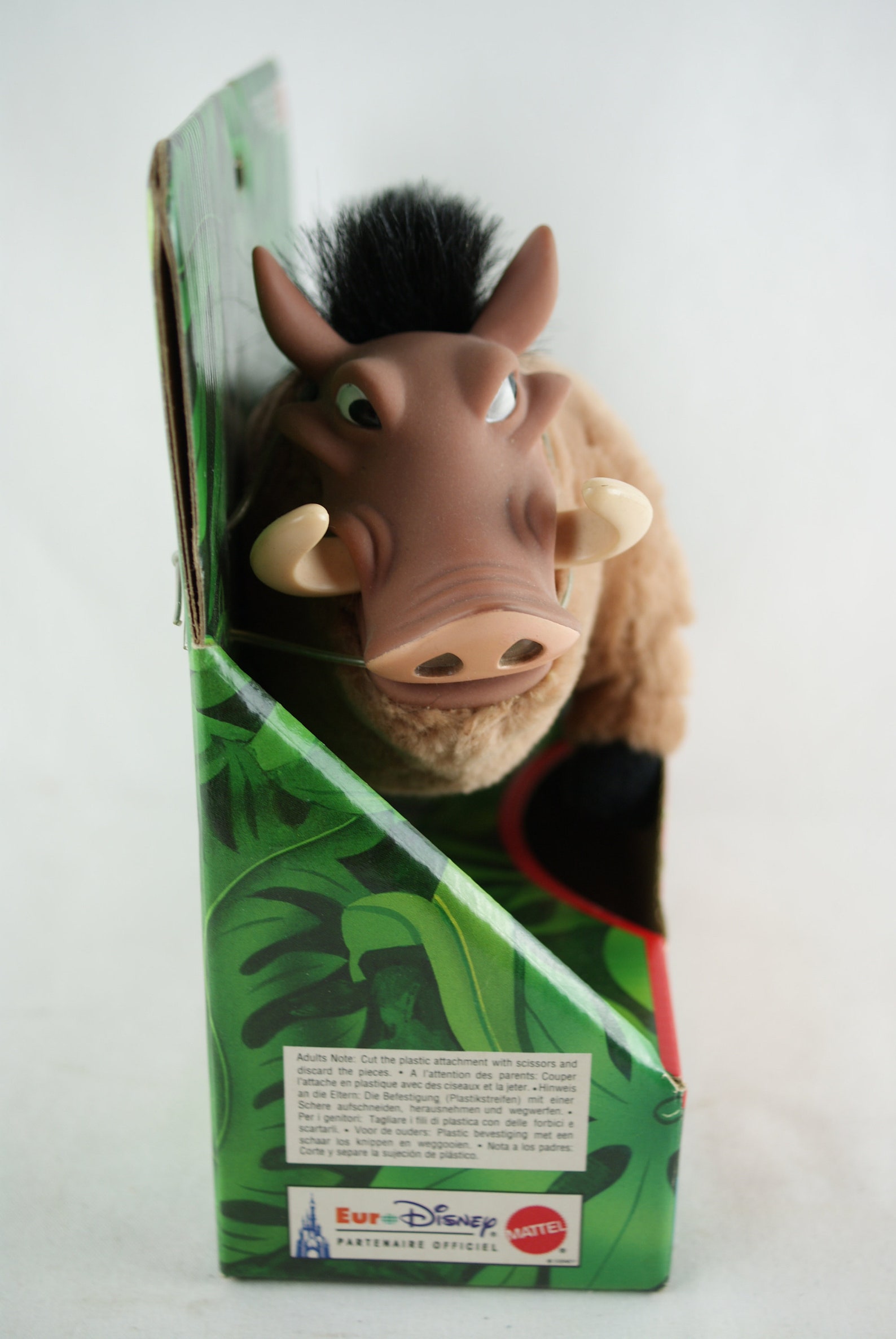 The Lion King Pumbaa plush figure Mattel Disney 90s | Etsy