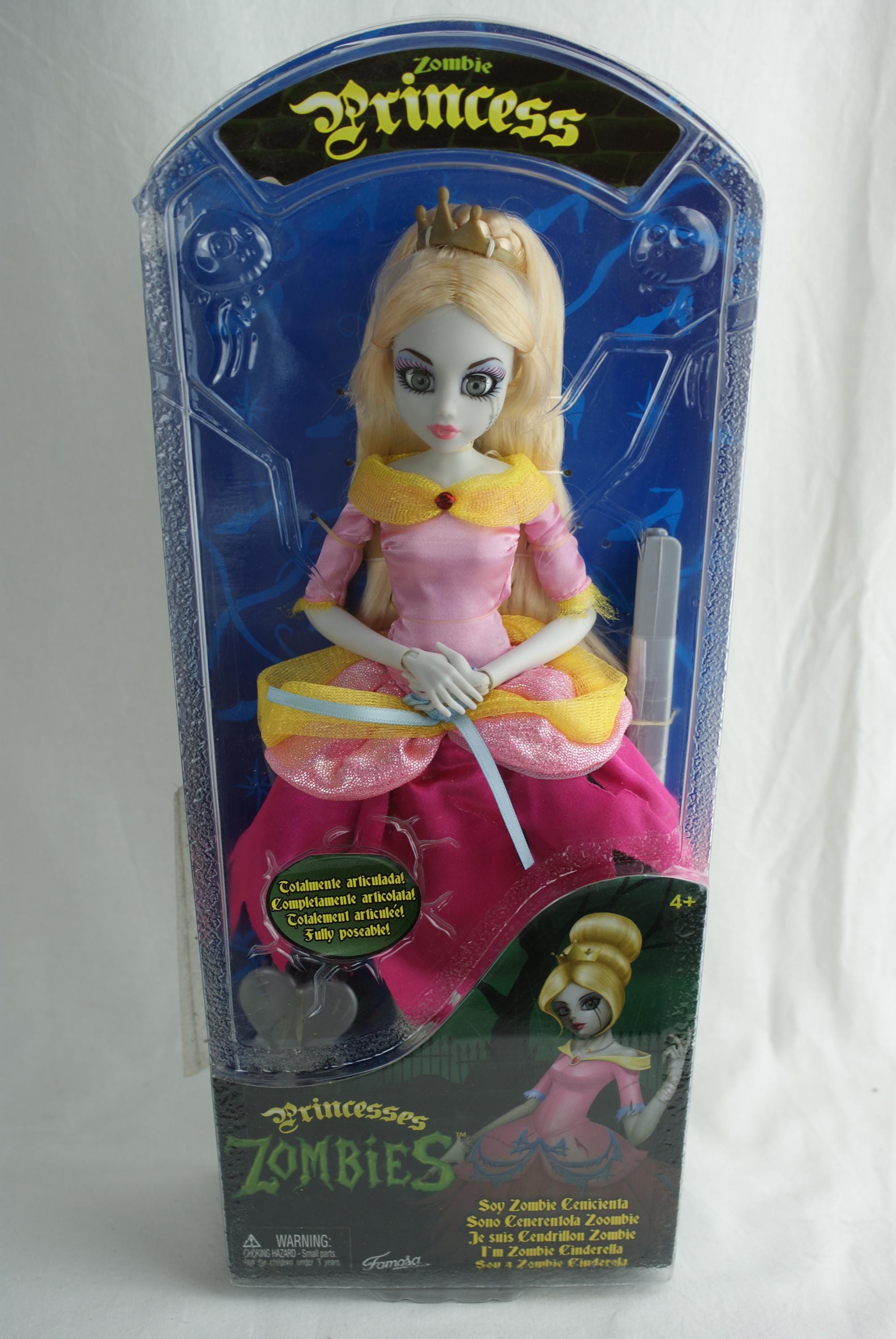 Zombie Princess Cinderella Doll Famosa Once Upon a Zombie Wowwee