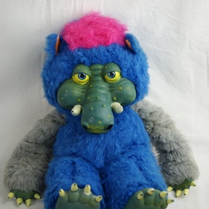 My Pet Monster Spanish Los Tremblors Ko Los plush AmToy 80s