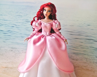 Ariel Princess Doll Dress - Little Mermaid , Clothes for doll,