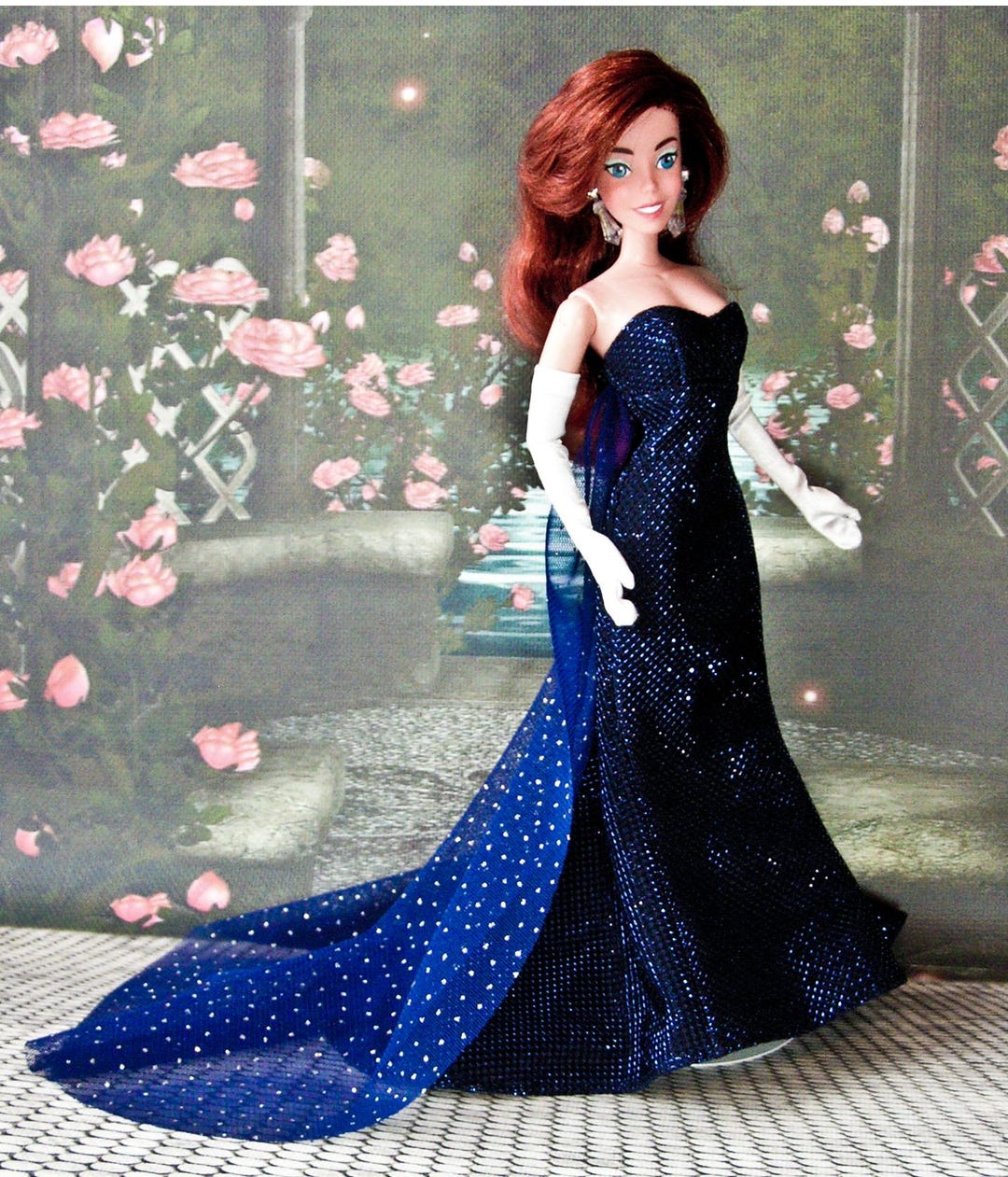 anastasia doll blue dress ivoy anastasia blue dress