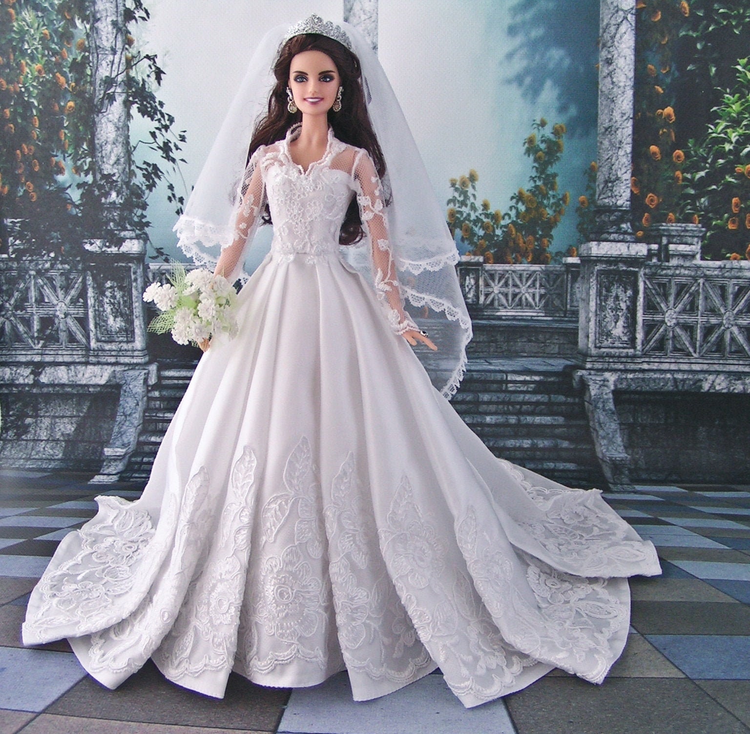 Replica of Kate Middleton Wedding Dress for Barbie, Barbie couture wedding  dress, Dress for Barbie Wedding Dress for Barbie -  Portugal