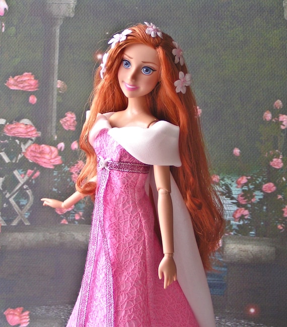 Replica of Alice in Wonderland Dress for Doll - Disney Movie 2010, Dress  for Barbie, Barbie Clothes, Dress for Doll, Barbie Dresses