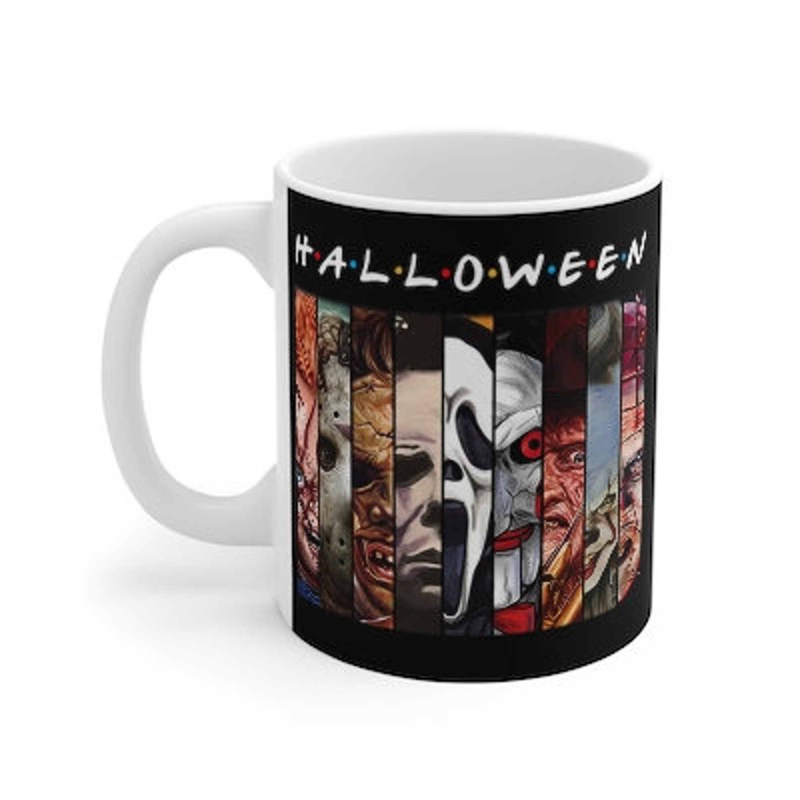 Halloween Movie Mug Horror Movie Mug Halloween Mug Freddy Etsy