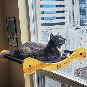 Cat Window Perch Cat | Window Hammock |Cat Window Ledge |Cat Window bed | Cat Shelf |Cat Furniture |Pet Furniture |Pet Supplies