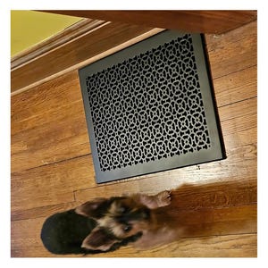 AIR RETURN 14"x16" Duct Opening | Heavy Cast Aluminum Duct Cover (16"x18" Overall) | Powder Coated