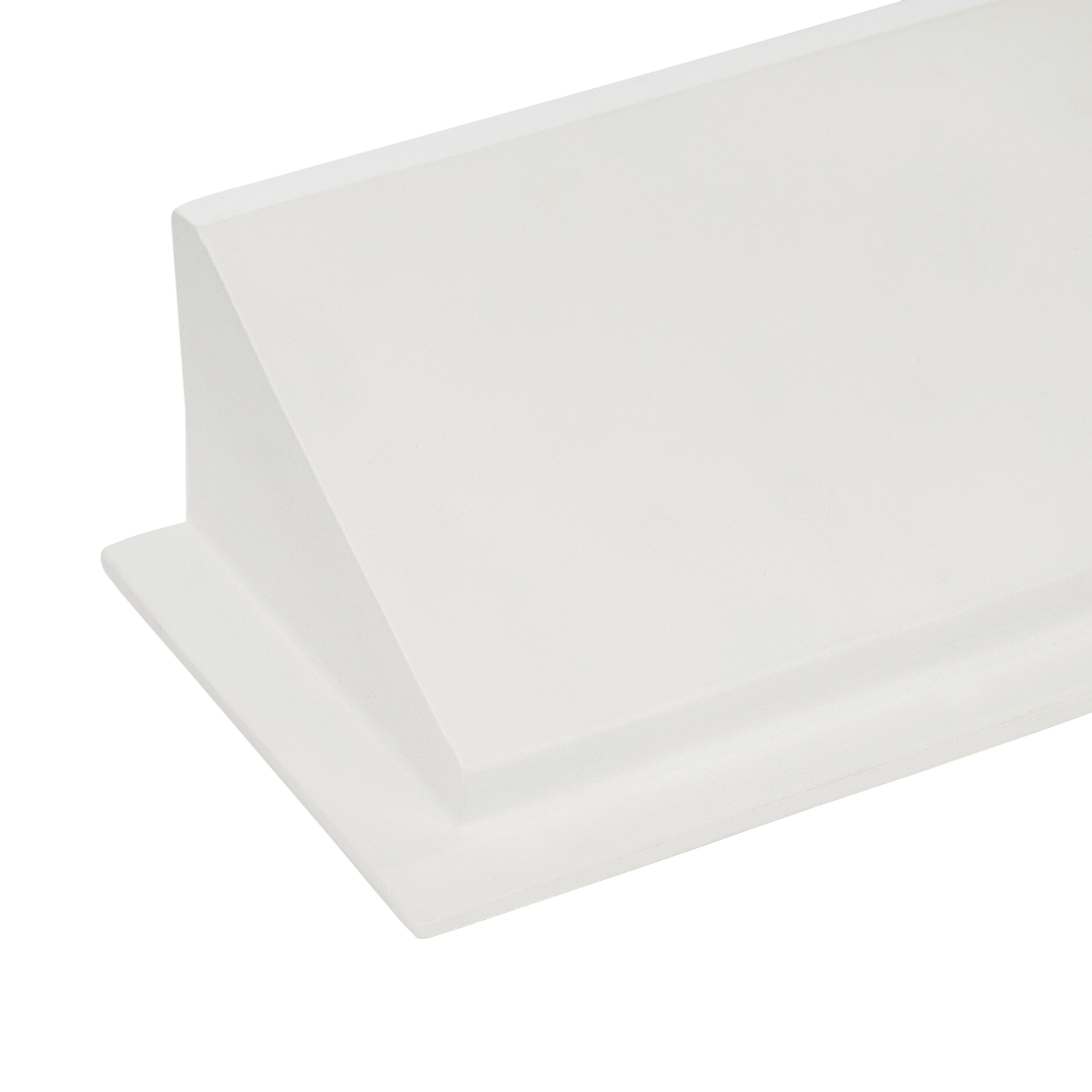 Luftabweiser Für Bodenlüftung – 10,2 X 25,4 Cm, Aluminiumguss, Schwarz