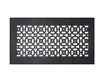 DE RETOUR D'AIR 6 x 14 po. Ouverture du conduit | Grille de protection en aluminium coulé épais (8 x 16 po. hors tout) | Revêtement poudré