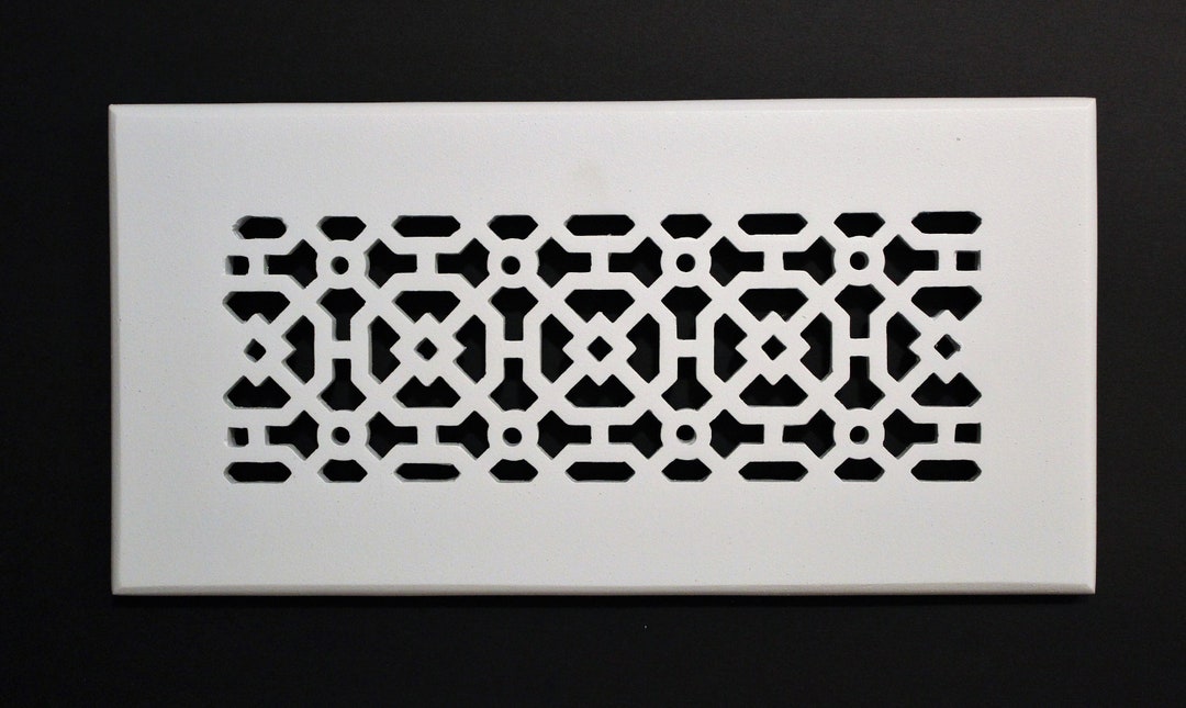 TOE KICK PLATE 2x10 Duct Opening Heavy Cast Aluminum 4x12 Overall