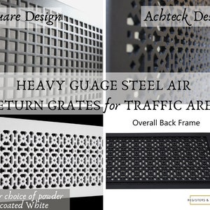 Custom Heavy Gauge Steel Air Return Grate Cover