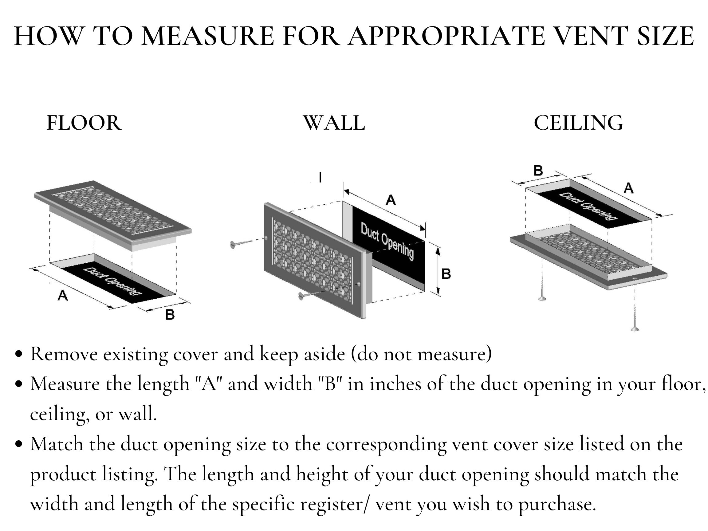 AIR RETURN 8x30 Duct Opening Heavy Cast Aluminum Etsy