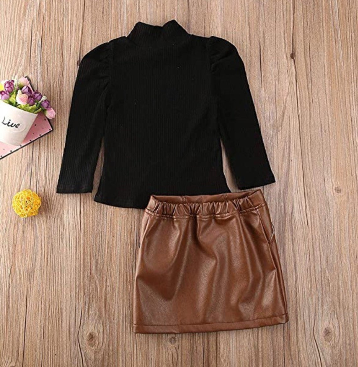 NEW FALL ARRIVALS Toddler/baby girl faux leather skirt Etsy