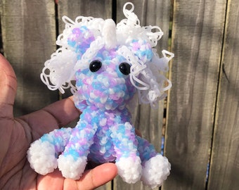 Loomigurumi Unicorn Rainbow loom Unicorn