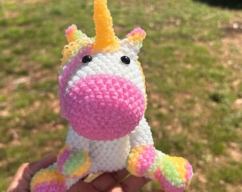 Loomigurumi Glow in the Dark Unicorn