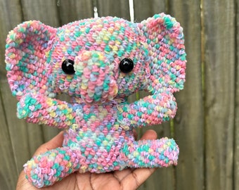 Loomigurumi Pastel Elephant