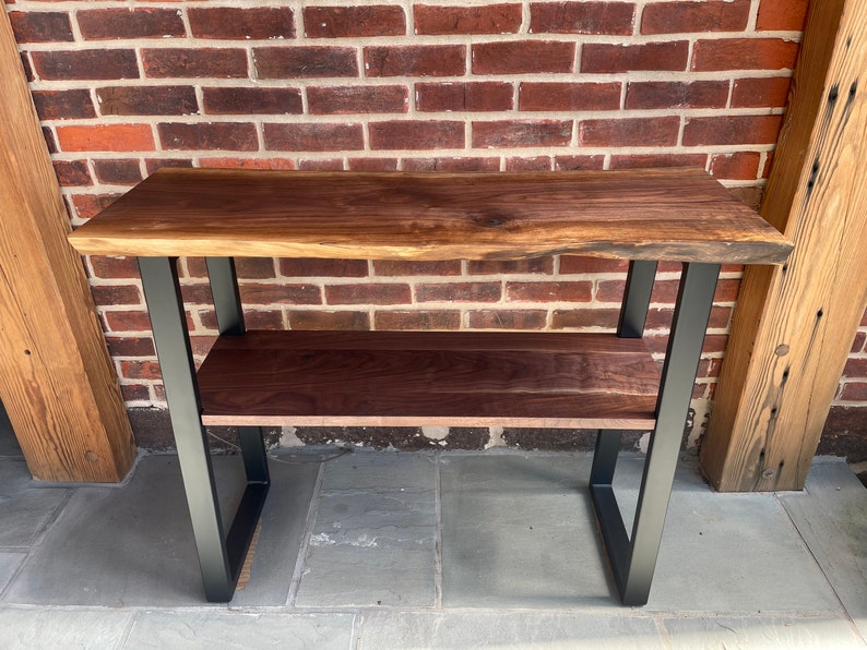 Live Edge Table for Sofa/console/entryway Etsy