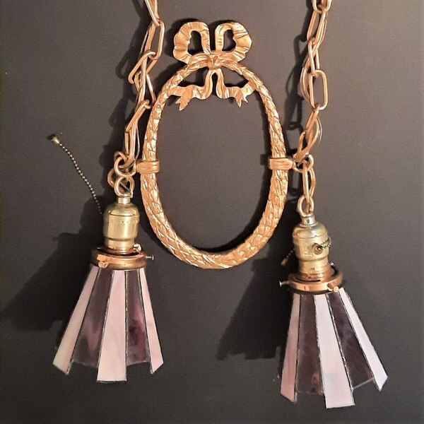 Double Pendant Light Etsy