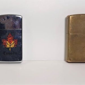 3 vintage Zippo Lighters