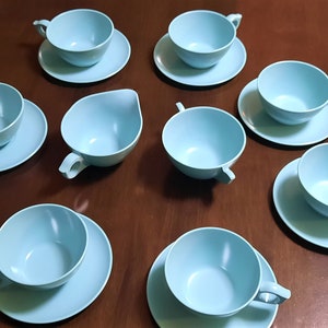 Turquoise Melamine- vintage