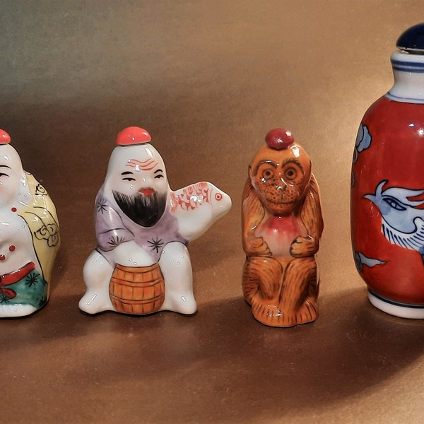 Vintage Porcelain Snuff Bottles- per each