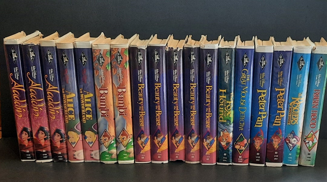 Black Diamond Classic Edition Disney VHS Movies