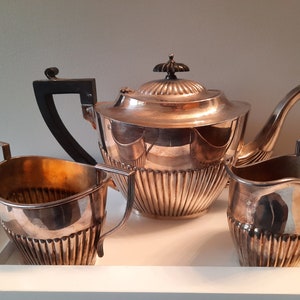 Art Deco theeservies van Birks, ca. 1920