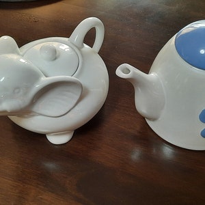 Elephant & Butterfly tea pots- per each