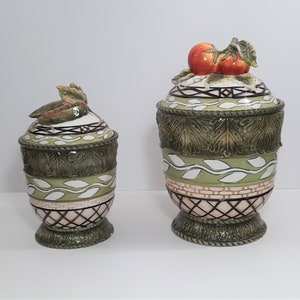 Fitz & Floyd Vista Bella Canisters