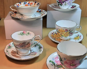 Eclectic Collection of Tea Cups- per each