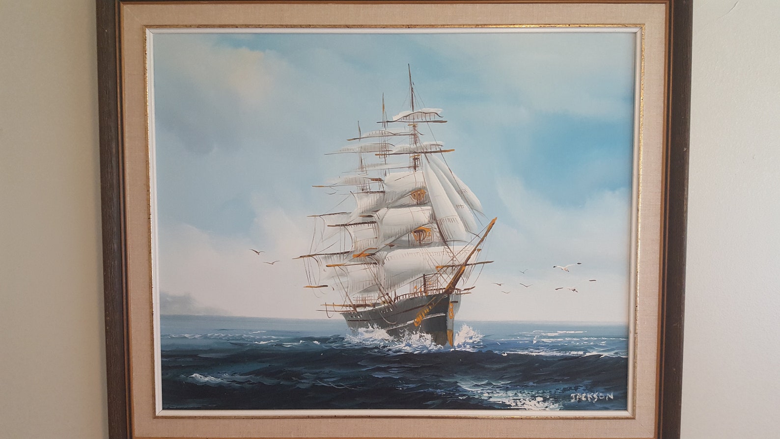 Hewitt R Jackson Original Oil on Canvas Painting1970's Etsy