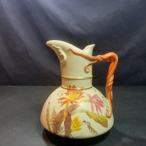 Royal Worcester Blush Jug Vase c.1890
