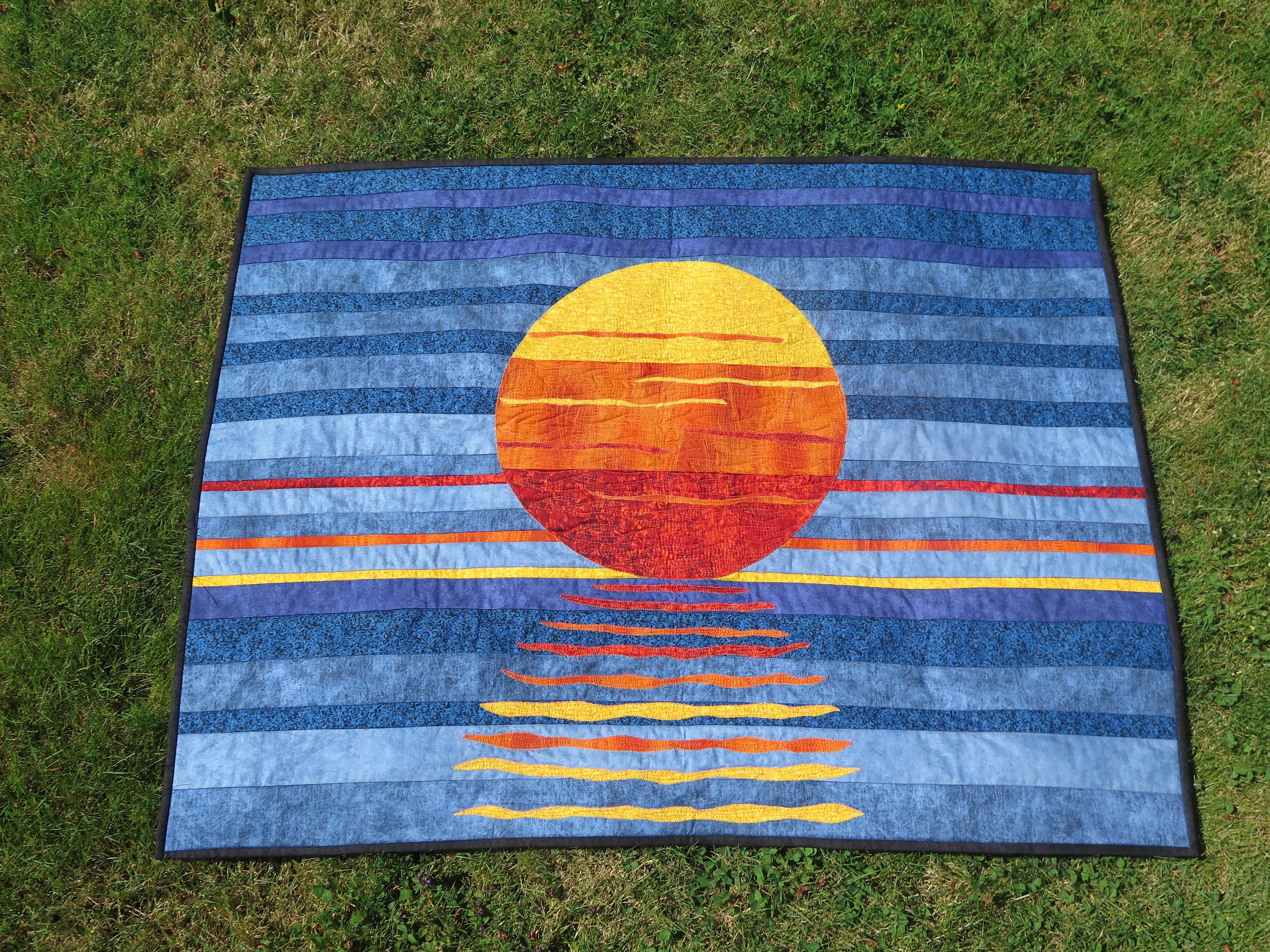 Sunset Quilt PATTERN Quilting Pattern Moonrise sewing Etsy