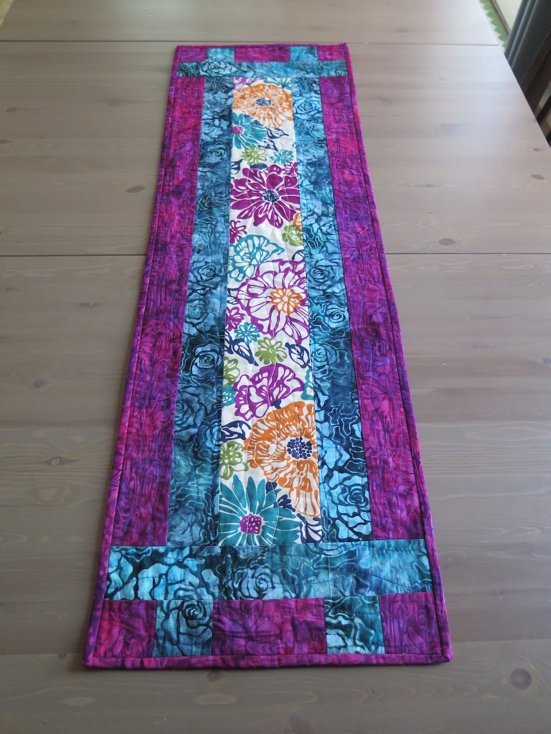 Quilted Table Runner PATTERN, Digital Download, Sewing Project Pattern