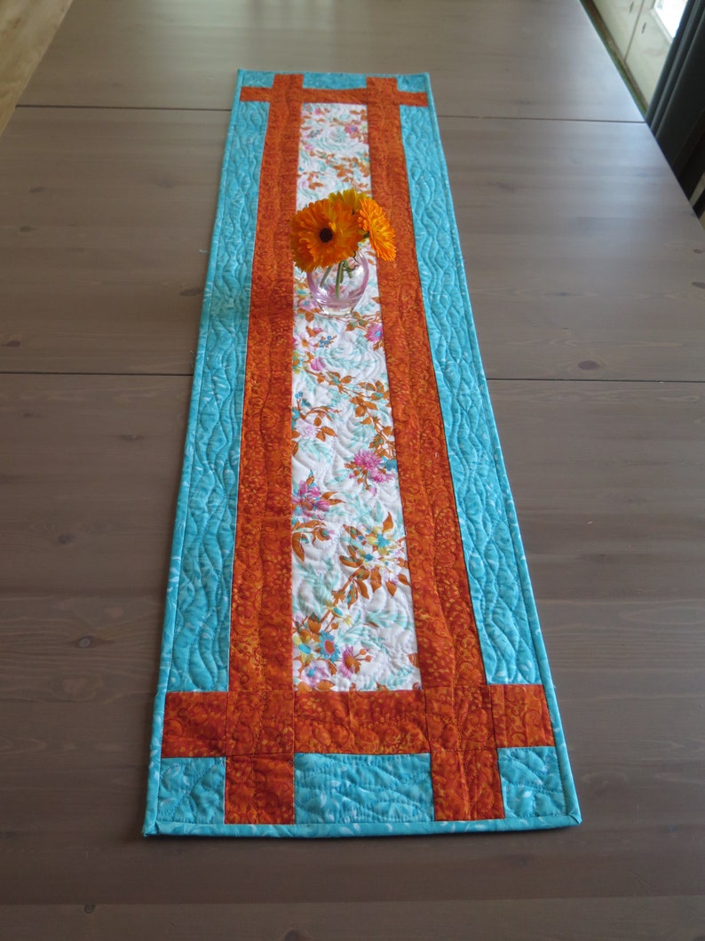 Quilted Table Runner PATTERN Digital Download Sewing Project Etsy