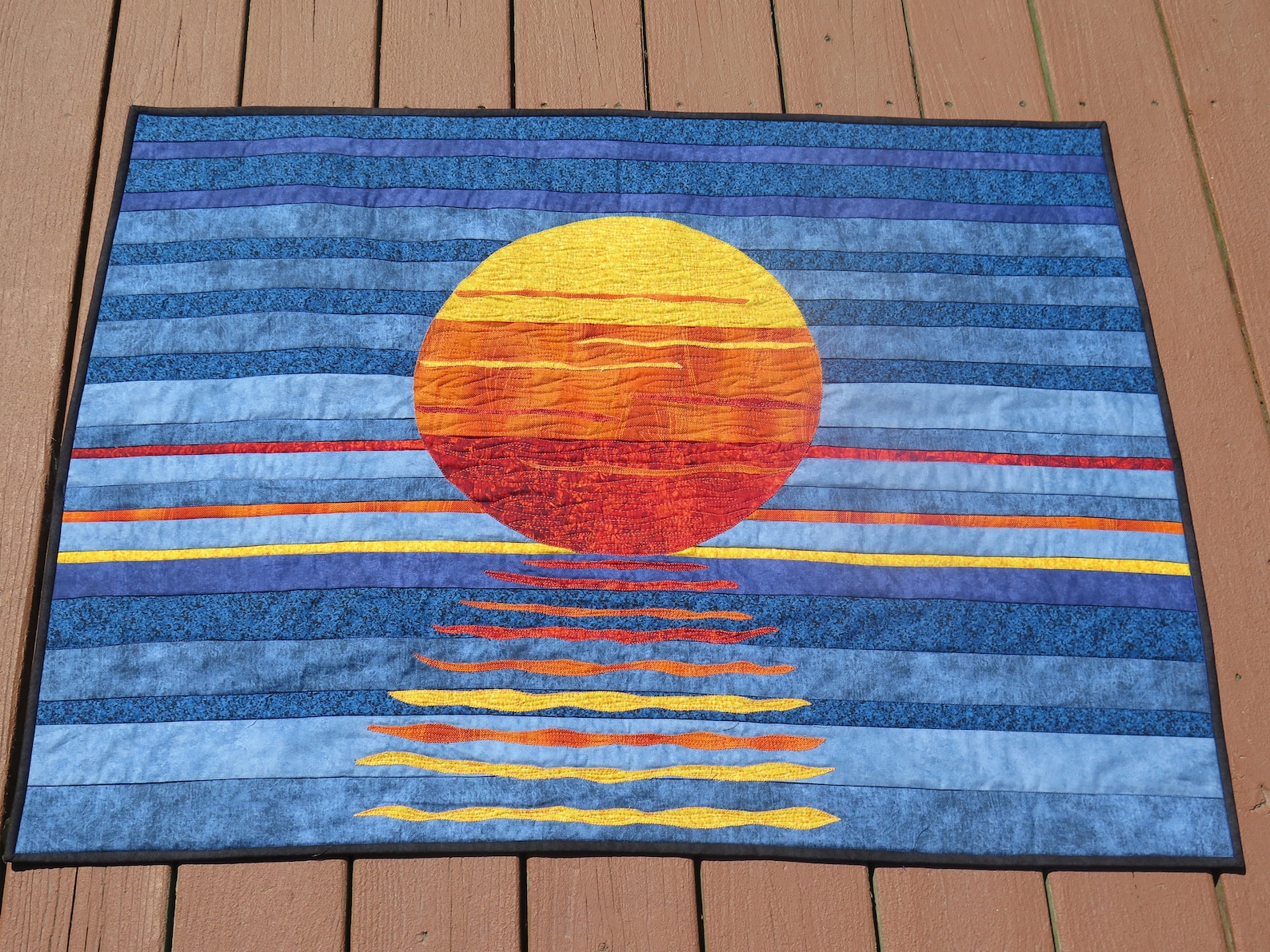 Sunset Quilt PATTERN Quilting Pattern Moonrise Sewing Etsy Canada