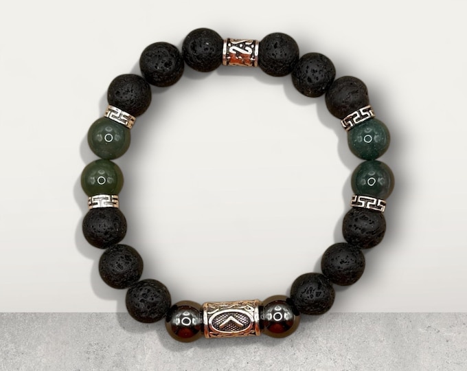 CREATIVE Inspired Viking Bracelet, Viking Bracelet, Kenaz Rune Bracelet, Seers Vision Bracelet, Nordic Bracelet, Norse Mens Bracelet