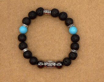 FOCUSED Inspired Nordic Viking Bracelet, Viking Bracelet,  Isa Rune Bracelet, Seers Vision Bracelet, Norse Bracelet, Norse Mens Bracelet