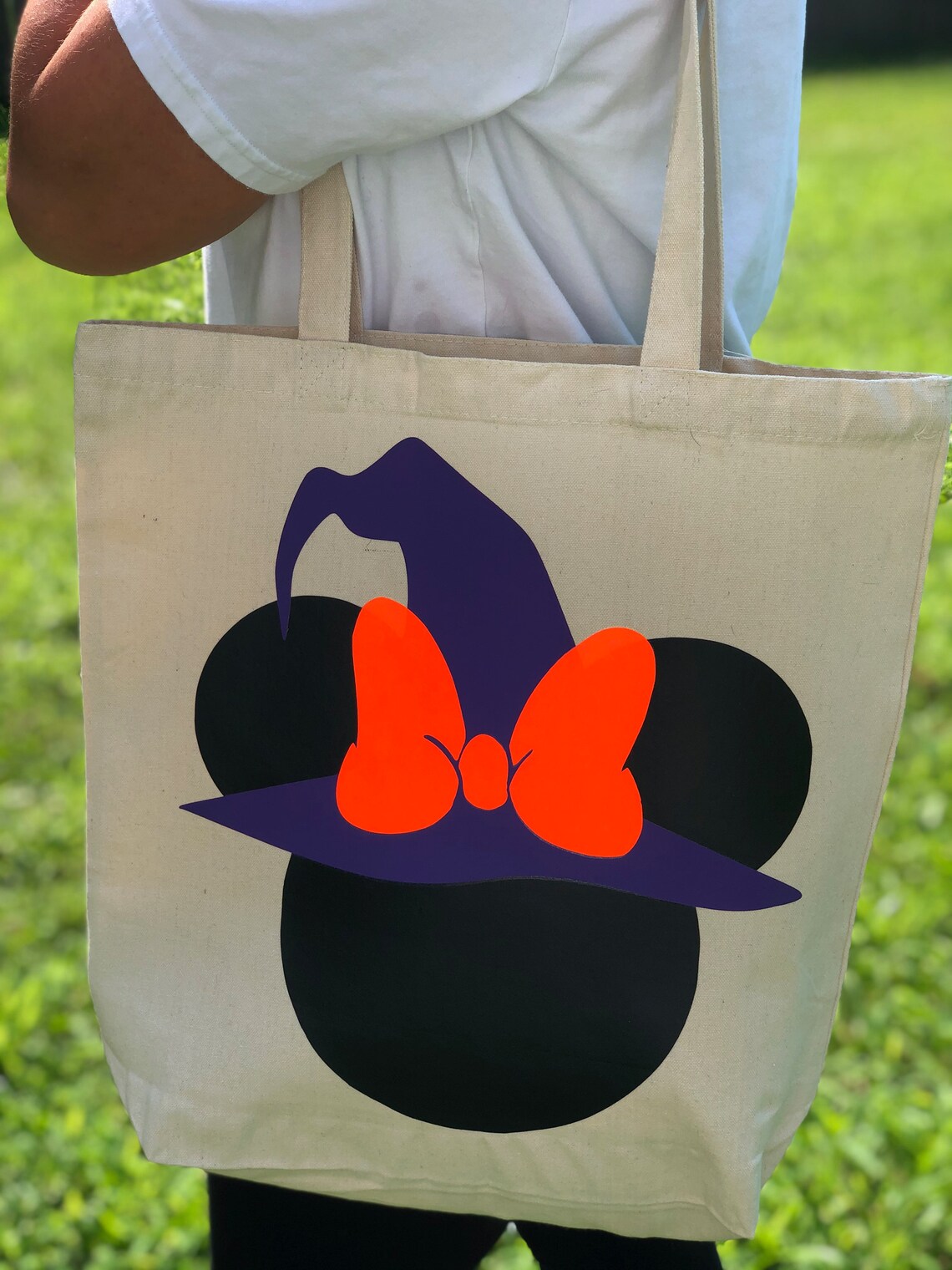 Disney Tote Bag/ Halloween Tote Bag/ Custom Made Tote/  Etsy