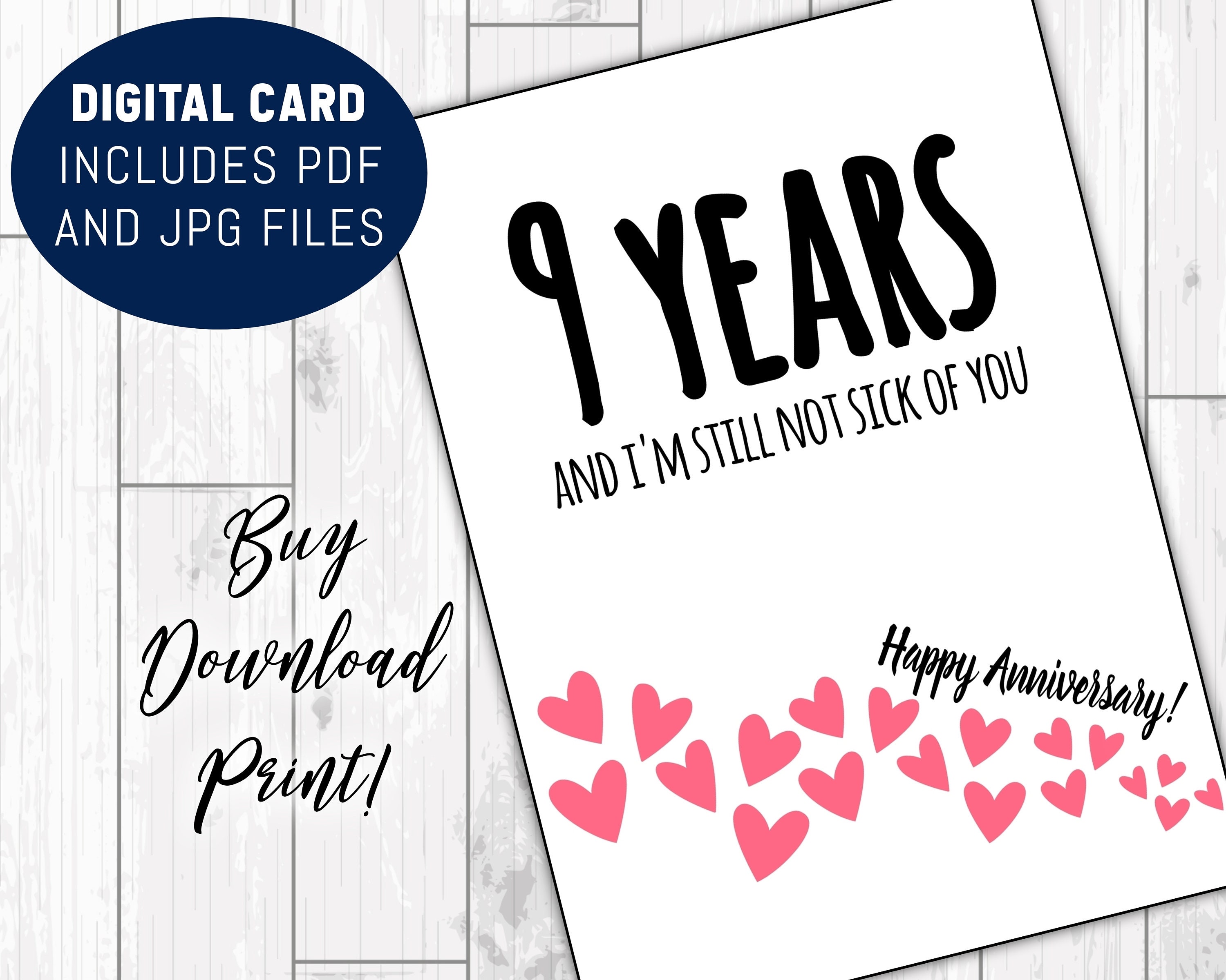 PRINTABLE 9 Year Anniversary Card 9 Years And I m Etsy printable-9-year-anniversary-card-9-years-and-i-m-etsy
