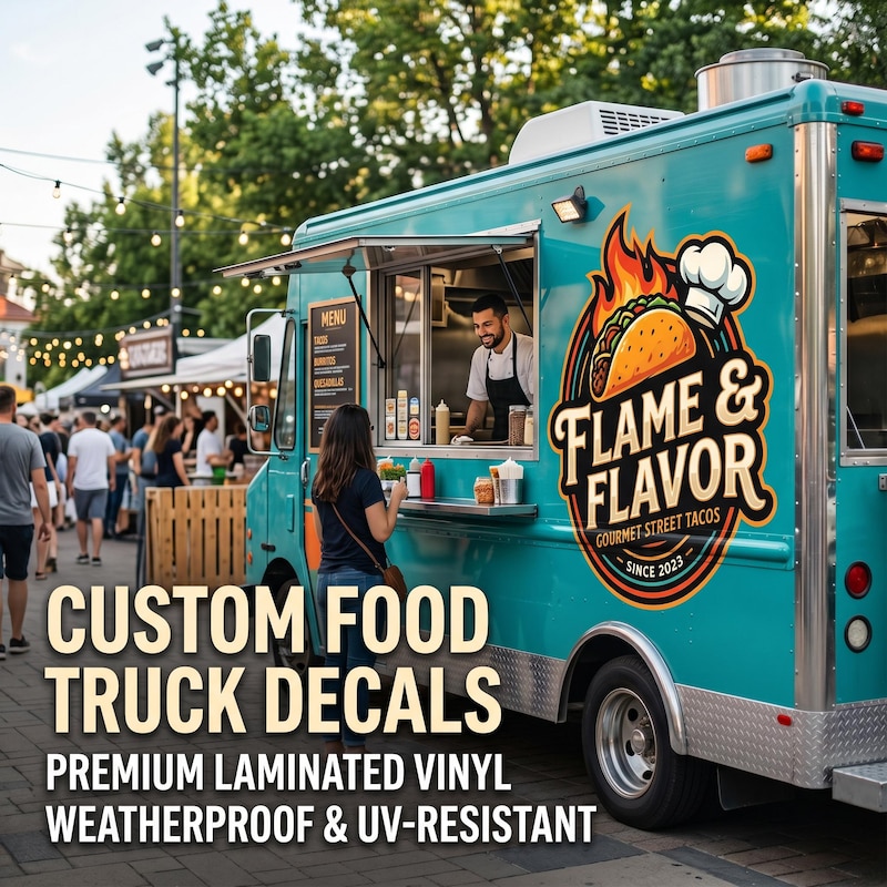 Food Decals Food Trailer Decals - Etsy