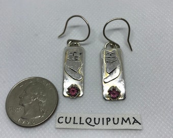 Sterling cat earrings