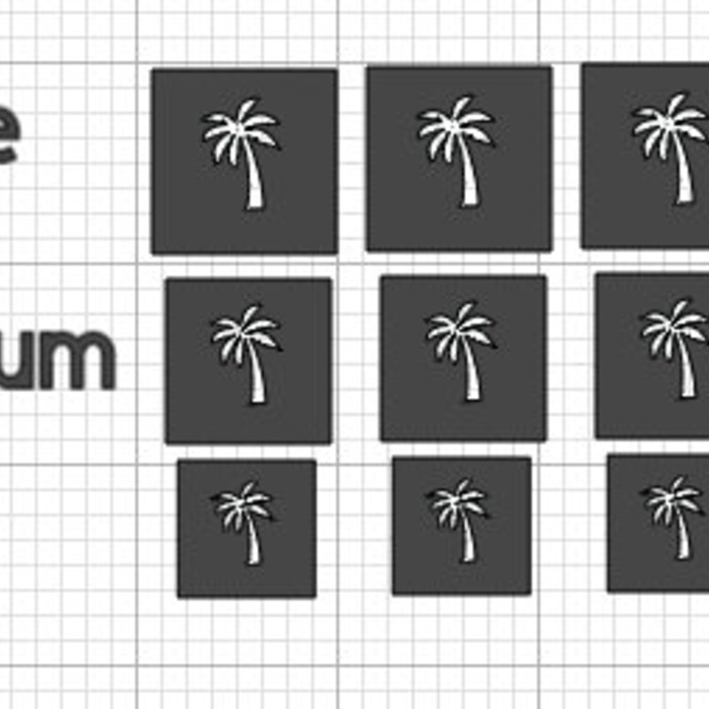 Palm Tree Nails - Etsy