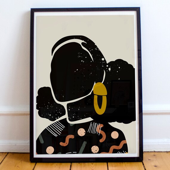 Natural Hair Wall Art