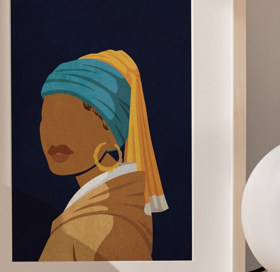 Girl with the shop pearl earring black