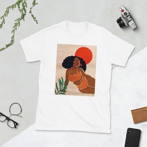 Black Girl Magic Shirt, Chemise Melanin, Chemise Femme Noire, Chemise Histoire Noire, Mère Noire, Chemise Power Noire, Chemise d’été, Art Noir