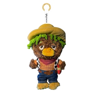 Bayou Duck Plush Keychain with Locs, Kawaii Plushie, Cute Bag Charm, Stuffed Animal Gift, Collectible Plush Toy for Kids & Adults, Cowboy