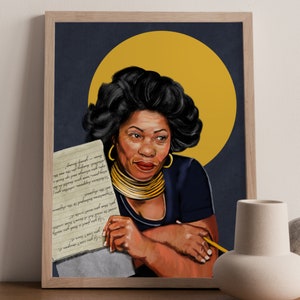 Toni Morrison, Author Poster, Literary Poster, Writer Gift, Teacher Gift, African American, Modern Home Decor, Poetry, Literacy, Poet, Black