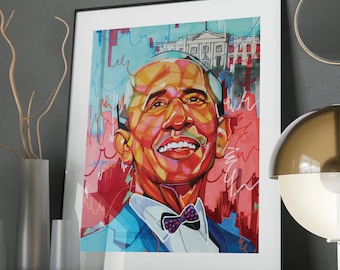 Barack Obama Art Print, Obama Poster, President Obama, I Miss Barack, Black Lives Matter, Michelle Obama, Equality Poster, Civil Rights