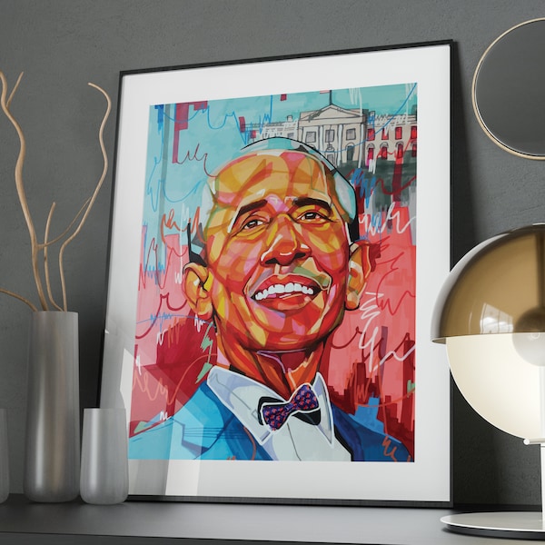 Barack Obama Art Print, Obama Poster, President Obama, I Miss Barack, Black Lives Matter, Michelle Obama, Equality Poster, Civil Rights