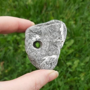 Irish Hag Stone, Holey Stone, Adder Stone, Odin Stone, Witch Stone, Celtic Stone, Meditation Stone, Pebble, Pagan Stone, Hag Stone.